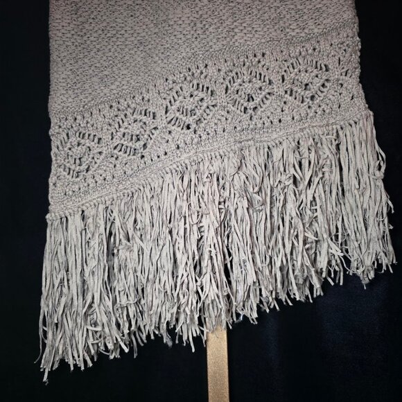 BCBG Max Azria Fringe and Crochet Asymmetrical Pencil Skirt XS - Picture 2 of 7